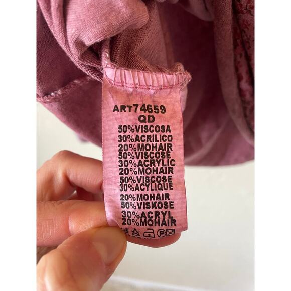 Catherine Lillywhite Mohair Boho Ditzy Floral Print Sweater Italy Cottagecore - Picture 7 of 7